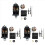 3X Quartz Pendulum Clock Movement with Black Hands,with Music Box Spea 2