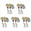 Ceiling Fan Light Switch ZE-109 Two-Wire with Pull Cords for Fans Lamp 2
