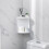 2X Bathroom Corner Storage 360 Rotating Wall-Mounted Shelf Shampoo Cos 3