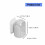 Bathroom Electric Toothbrush Clip Pull Out Easy Storage Simple 4