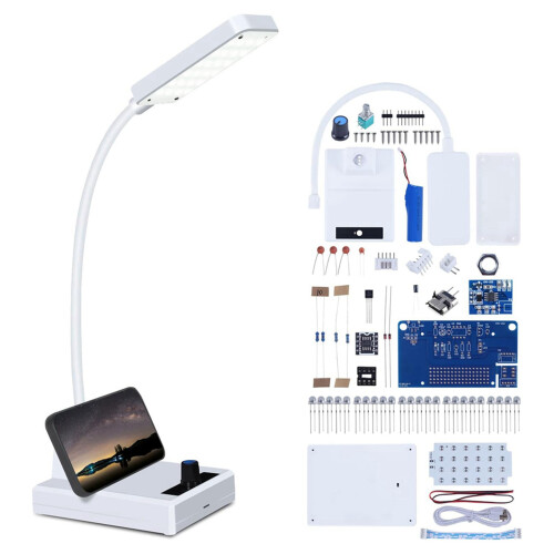 2X Soldering Practice Kit LED Desk Lamp with Adjustable Brightness, DI 2