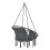 Runder Hängesessel mit Kissen, Sitzdurchmesser 60 cm, dunkelgrau 03_0006059 3