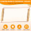 8X Copper Dowsing Rods Kit for Divination Tool - Natural Wooden Handle 11