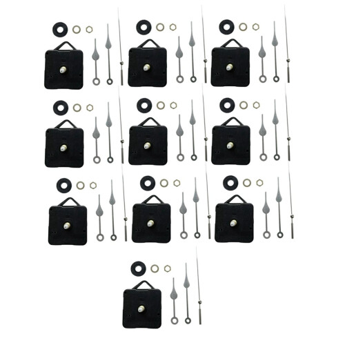100Pcs DIY Silent Movement Mechanism Spindle Hands Sets Wall Quartz Cl 1