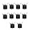 100Pcs DIY Silent Movement Mechanism Spindle Hands Sets Wall Quartz Cl 8