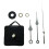 100Pcs DIY Silent Movement Mechanism Spindle Hands Sets Wall Quartz Cl 9