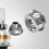 4X Replacement Stainless Steel Conical Grinder Burr Set, 48mm Accessor 5