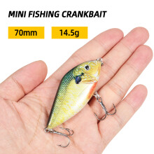 TARUOR 70 mm 14,5 g Mini Wobbler Crankbait Sinkender Köder, Mehrere Farben