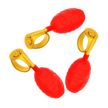 April Fools Prank Ring Set with Instant Water Spray, Reusable Red Plastic Gag Toy for Parties