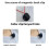 4 clip magnetiche posteriori per microfono wireless da collo, magnete per microfono 8