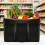 Portable Foldable Nonwoven Grocery-Black Does not include bas 3