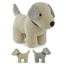 GEEZY Dog Design Soft Fluffed Heavy Fabric Cute Novelty Animal Toy Door Stopper