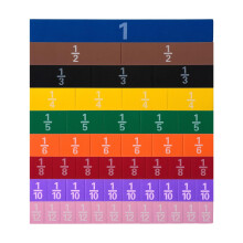 Montessori Math Manipulatives Magnetic Foam Fraction Learning Tiles for Classroom and Homeschool