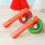 2PCS Wooden Spinning  with Pull String Handle, Durable Wood Gyroscope Toy for Kids, Random Colors 2