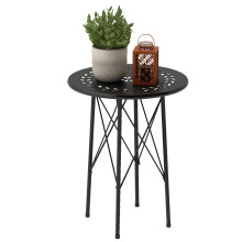 Mesa de Jardín Negro 40 x 40 x 50 cm