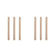 6 Holzstäbe 30 cm Vorgebohrte Bastelstäbchen Für Diy Leiter
