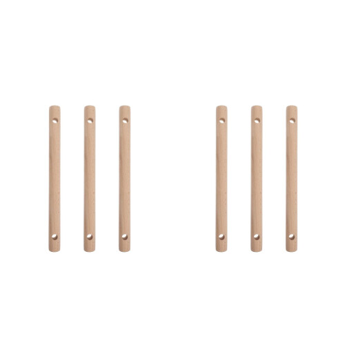 6 Holzstäbe 30 cm Vorgebohrte Bastelstäbchen Für Diy Leiter