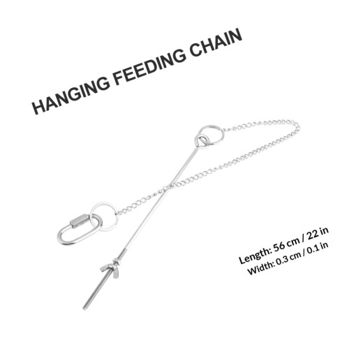 Hanging Feeder Toy Chicken Accessories For Hens Iron Silver 1pcs 1
