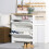 Homcom Mueble Zapatero Blanco 72 x 26 x 80 cm 4