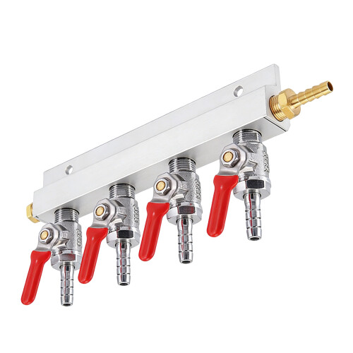 High Quality CO2 Gas Distributor 1/4Inch Size For-4 links