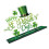 Patricks Day Acrylic Table Decors With Lucky Clovers For 1