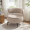 Homcom Butaca de Salón Beige 81 x 82 x 73 cm 2