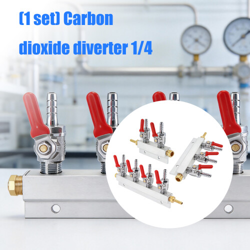 Professional Grades CO2 Splitter With Leak Proof-2 pieces 2