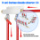Professional Grades CO2 Splitter With Leak Proof-2 pieces 6
