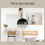 Homcom Espejo de Pared Marrón 70 x 2 x 90 cm 6