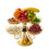 Multilayer Rotating Fruit Bowl For Home Decors Plastic Snacks-1 1