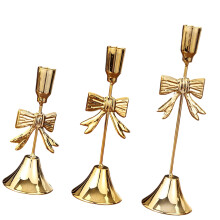 Iron Taper Candle Holders Decorative Candle Stand,Bowknot