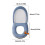 Winter Bathroom Toilet Protector With Convenient Handle-Blue 4