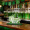 Patricks Day Acrylic Table Decors With Lucky Clovers For 4