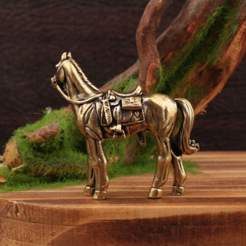 Pferdestatuen aus Metall, handgefertigte Pferdefiguren, 1