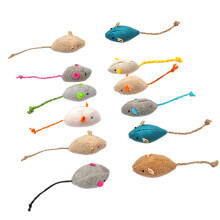Cats Toy Small Toy Cats Toy for Kitten Stuffed Toy Mouse Shape