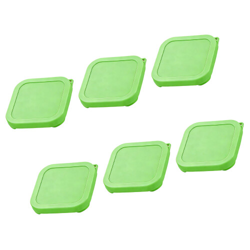 Soft Stretchable Silicone Lids Dishwasher Microwave Safe-Green