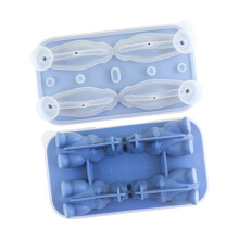 Silicone Dinosaurs Ice Molds Fun Freezing Cubes Maker-Blue