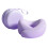 Oreiller cervical en forme de U, conception ergonomique-Violet 1