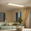 Homcom Lámparas de Techo Blanco 120 x 30 x 3.7 cm 2