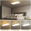 Homcom Lámparas de Techo Blanco 60 x 30 x 3.7 cm 4
