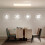 Homcom Lámparas de Techo Blanco 60 x 30 x 3.7 cm 6
