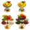Multilayer Rotating Fruit Bowl For Home Decors Plastic Snacks-1 2