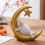 Croissants de lune mouton Figurines lune mouton Statue 2