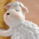 Croissants de lune mouton Figurines lune mouton Statue 6