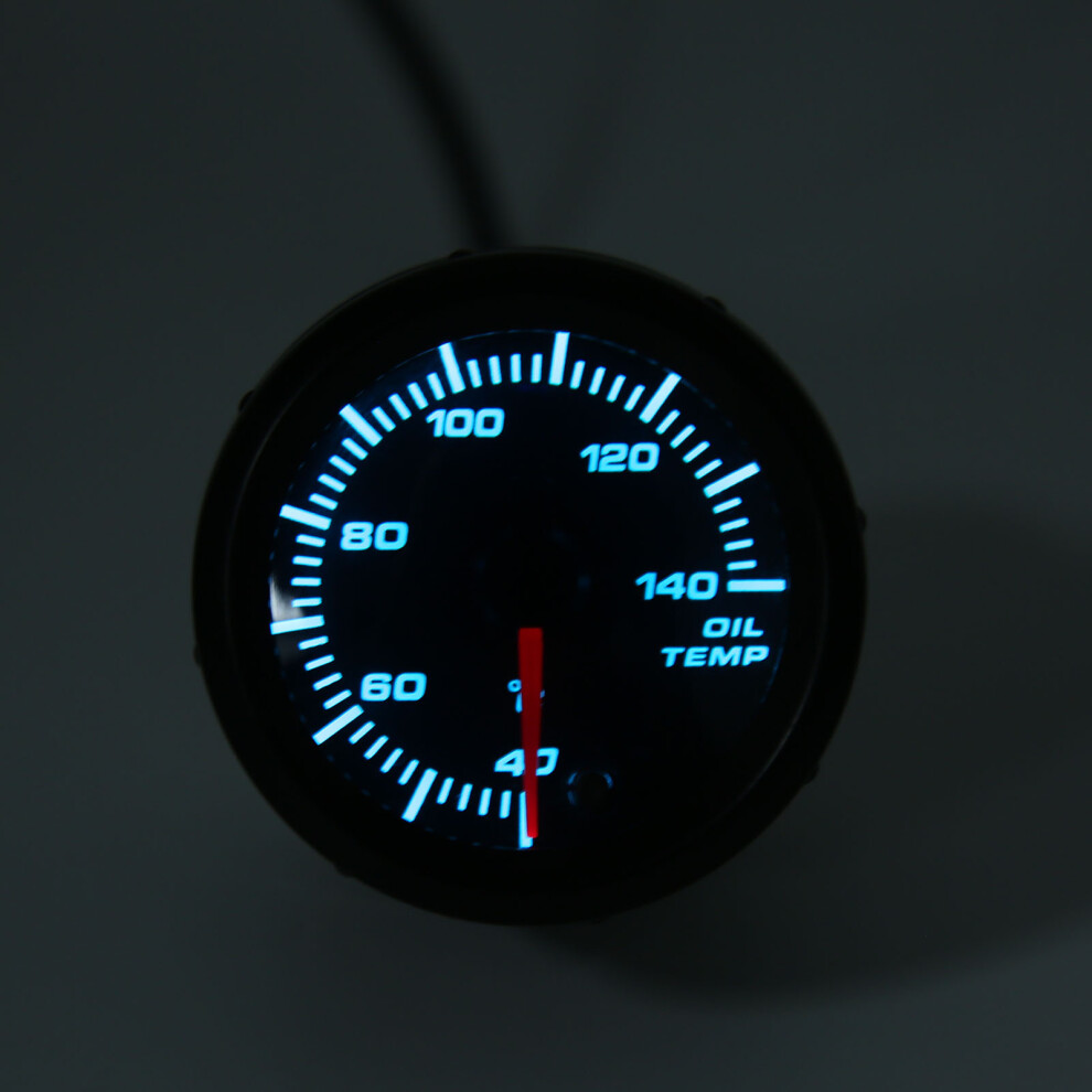 52Mm Oil Temp Thermometer 40-140C 7 Colour Led 7444352782321