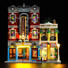 Jazz Club Light Kit with Enhanced Display Lighting, Compatible with 10312 Icons Building