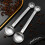 Doppelseitiger Teelöffel, doppelter Kaffee-Messlöffel, 5 ml und 2