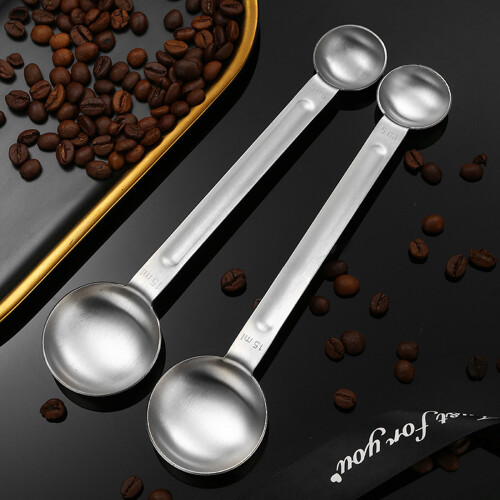 Doppelseitiger Teelöffel, doppelter Kaffee-Messlöffel, 5 ml und 1