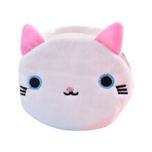 Cute Plush Cat Coin Purse Soft Mini Wallet for Kids Girls Gift Small Kitty Change Pouch