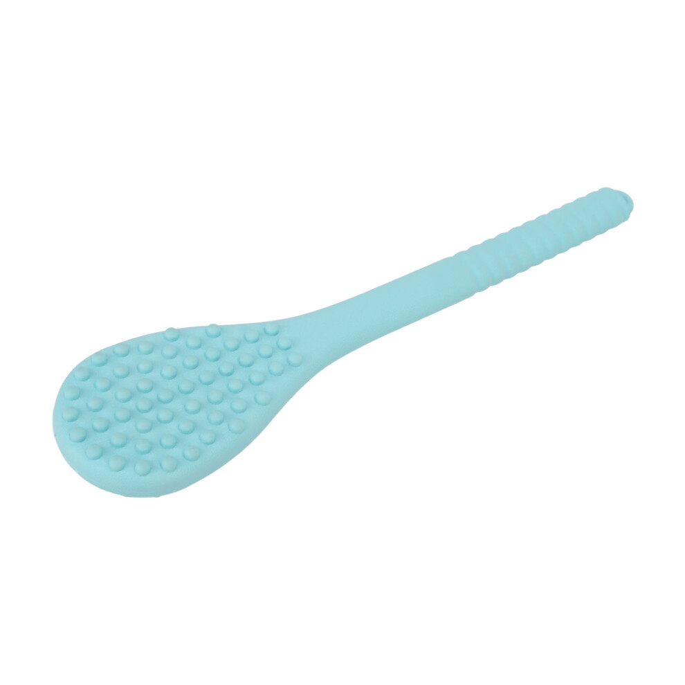 Manual Massage Hammer Silicone 2-Side Back & Neck Reliever Blue